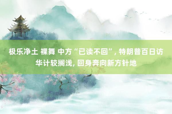 极乐净土 裸舞 中方“已读不回”， 特朗普百日访华计较搁浅， 回身奔向新方针地